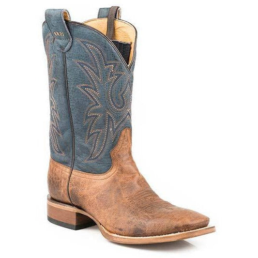 Men’s Roper Pierce Concealed Carry Boots Handcrafted Tan - yeehawcowboy