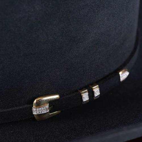 Sombrero Stetson Diamante 1000X elaborado con piel de chinchilla/castor de primera calidad