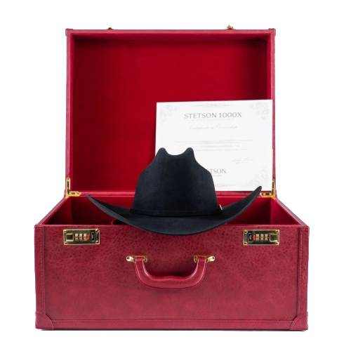 Sombrero Stetson Diamante 1000X elaborado con piel de chinchilla/castor de primera calidad