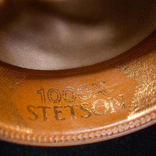 Sombrero Stetson Diamante 1000X elaborado con piel de chinchilla/castor de primera calidad