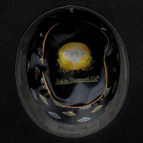 Sombrero vaquero de fieltro de lana negro (100 unidades), ala de 10 cm y corona de rodeo de 12,7 cm, auténticamente hecho a mano.