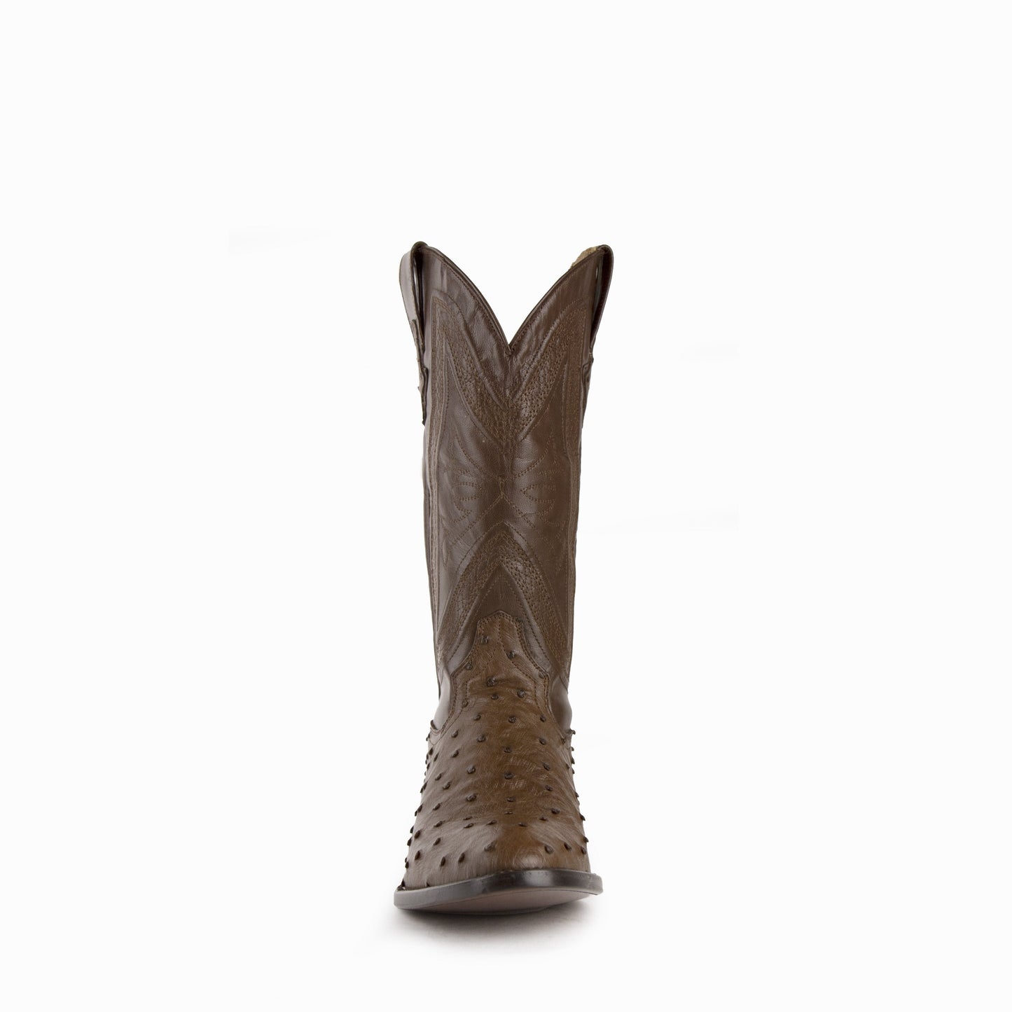 Men's Ferrini Colt Full Quill Ostrich Boots Handcrafted Kango Tabac - yeehawcowboy