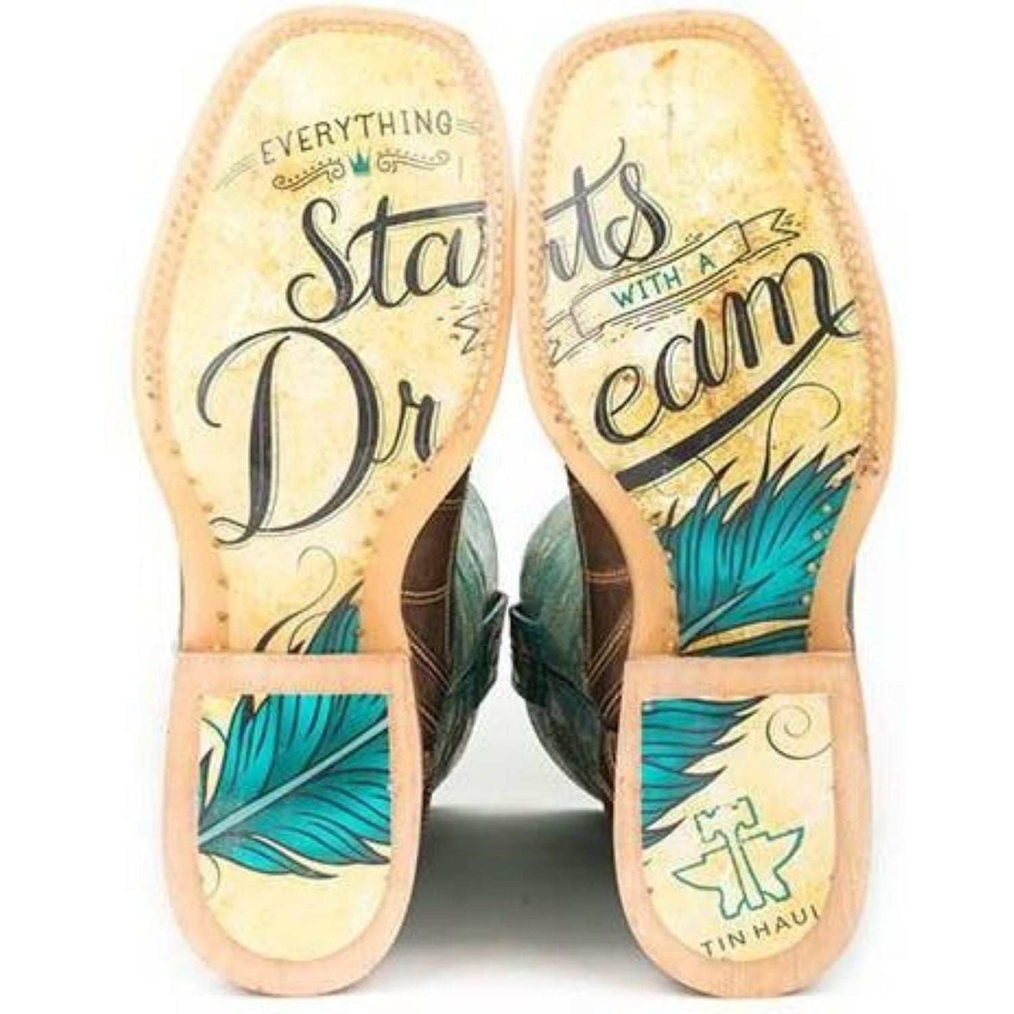 Women's Tin Haul Dreamcatcher Boots with handmade premium leather and unique outsole design