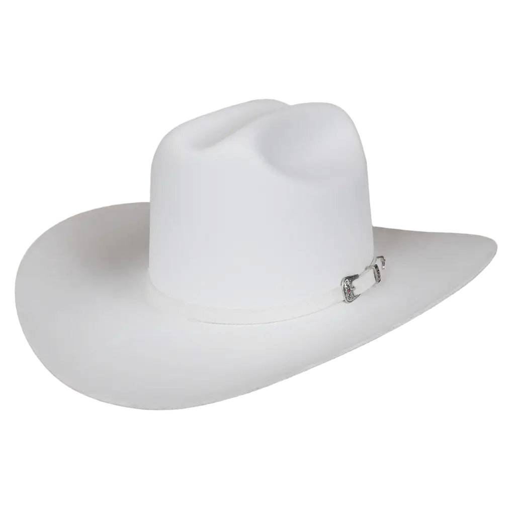 Sombrero vaquero de fieltro de lana negro (100 unidades), ala de 10 cm y copa de 11,5 cm, auténticamente hecho a mano.