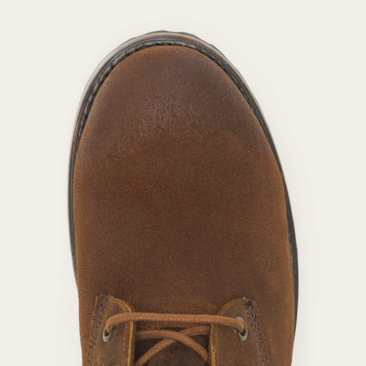 Women's Stetson Sam Suede Leather Boots brown handcrafted lace-up with cushioned insole and lug sole