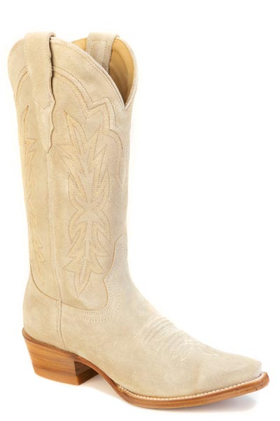 Women's Stetson Casey Leather Boots Handcrafted Tan