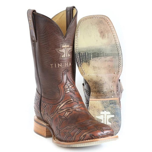Botas Tin Haul Sharp As Ever para hombre con suela Countryside hechas a mano en marrón