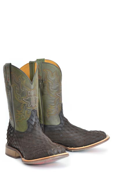 Herren Tin Haul Ruff & Tumble Boots mit Anvil On Fire Sohle, handgefertigt, Braun