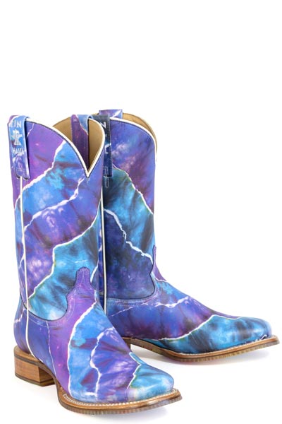 Women's Tin Haul Kaleidoscope Boots With Painted Canyon Sole Handmade