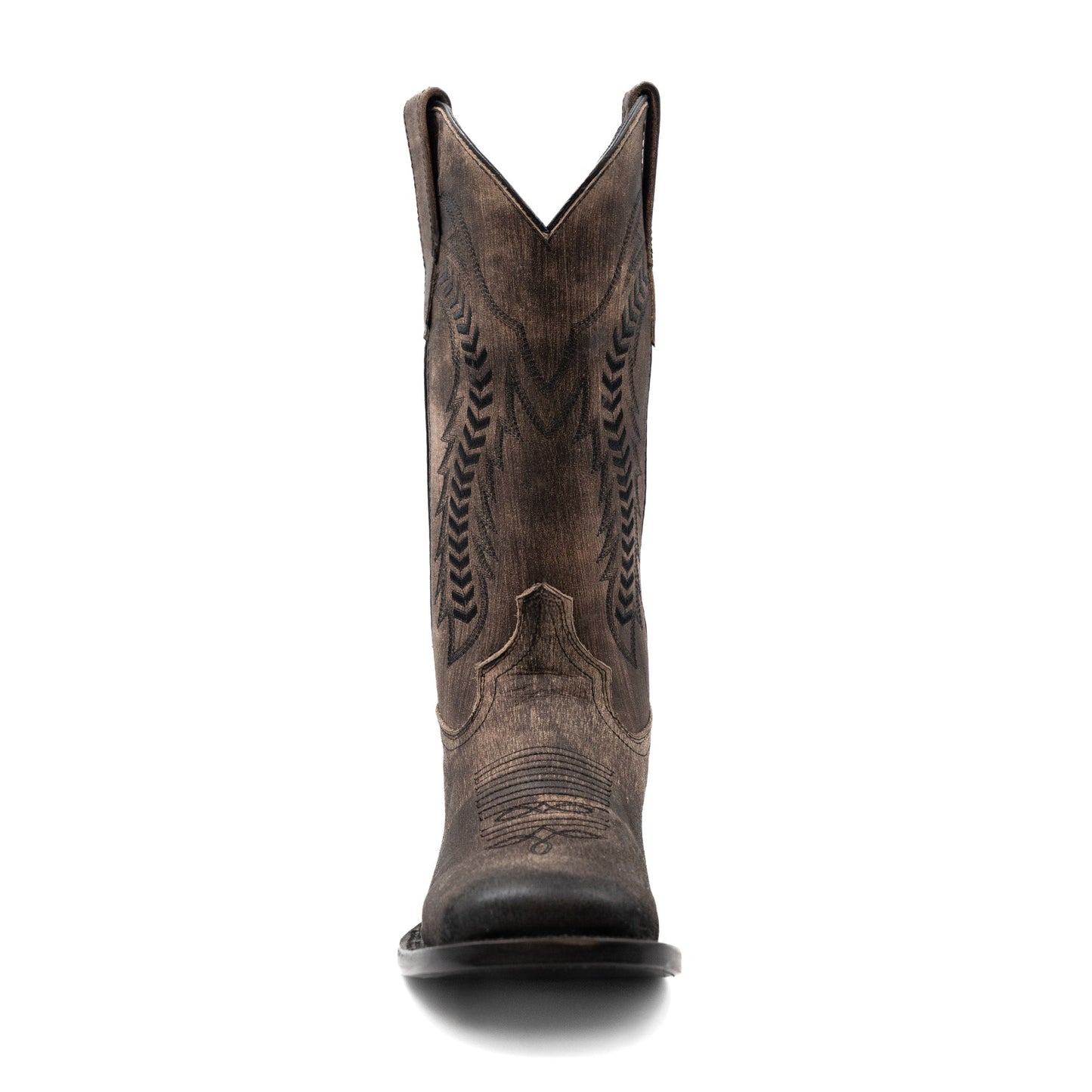 Men's Ferrini Ashton Leather Boots Handcrafted Square Toe Oak