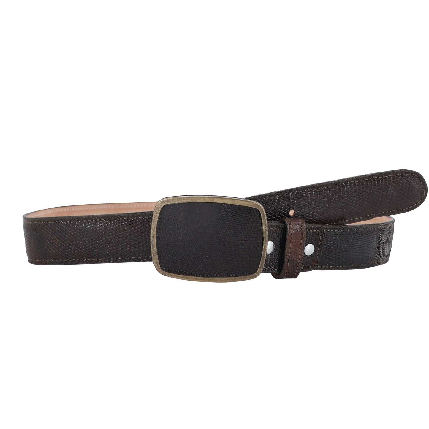 El Malcreado Genuine Lizard Belt 1.5" Handmade