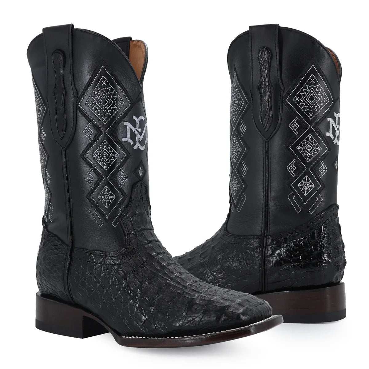 Men's El Malcreado Caiman Hornback Exotic Boots Handmade