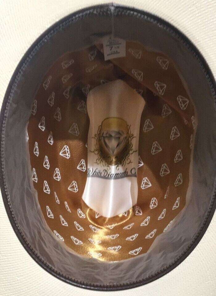 5000x Sombrero vaquero de paja ranchero con plumas, copa de 5", ala de 3 1/2", hecho a mano