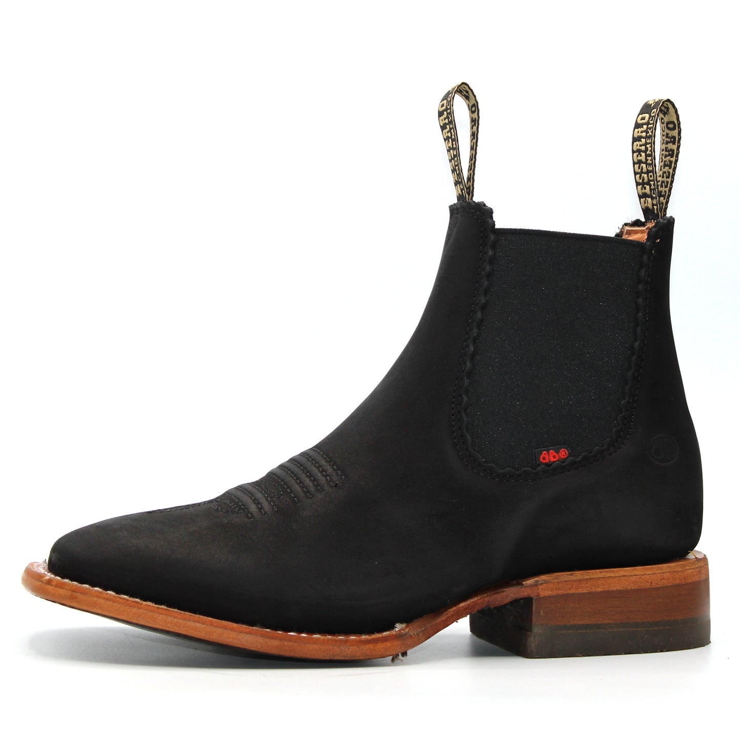 Men's Besserro Botines Charro Botin Boots Handmade Genuine Suede