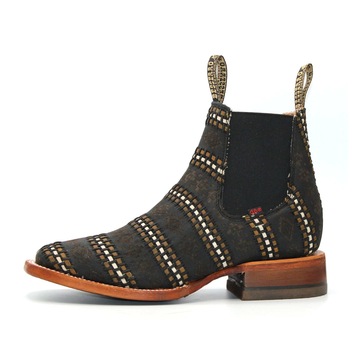 Botines Charros Besserro para Hombre Botines Botines de Cuero Genuino Hechos a Mano