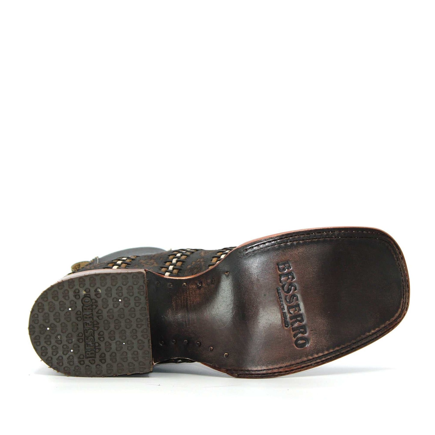 Botines Charros Besserro para Hombre Botines Botines de Cuero Genuino Hechos a Mano