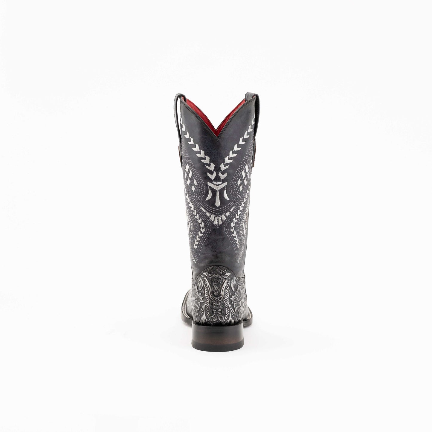 Women's Ferrini Cleopatra Leather Boots Handcrafted Black - yeehawcowboy