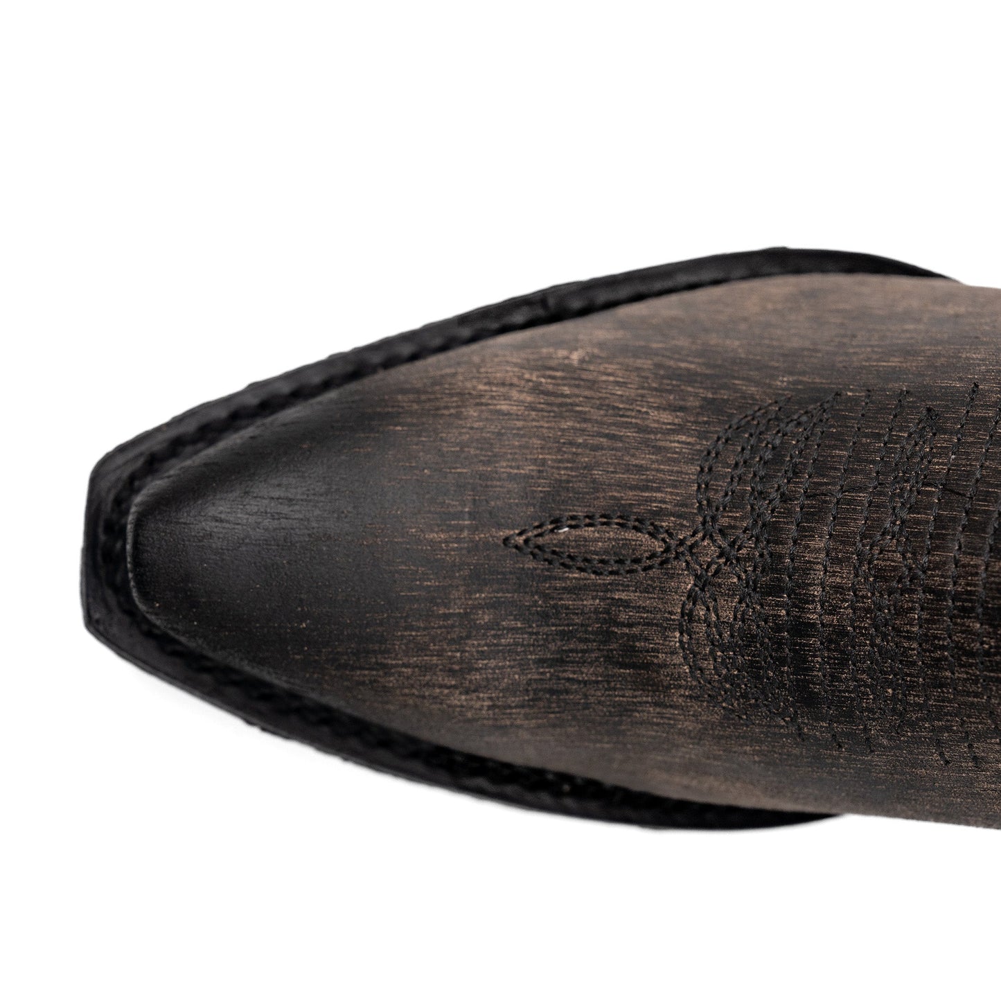 Women's Ferrini Holly Leather Boots Handcrafted Snip Toe Oak