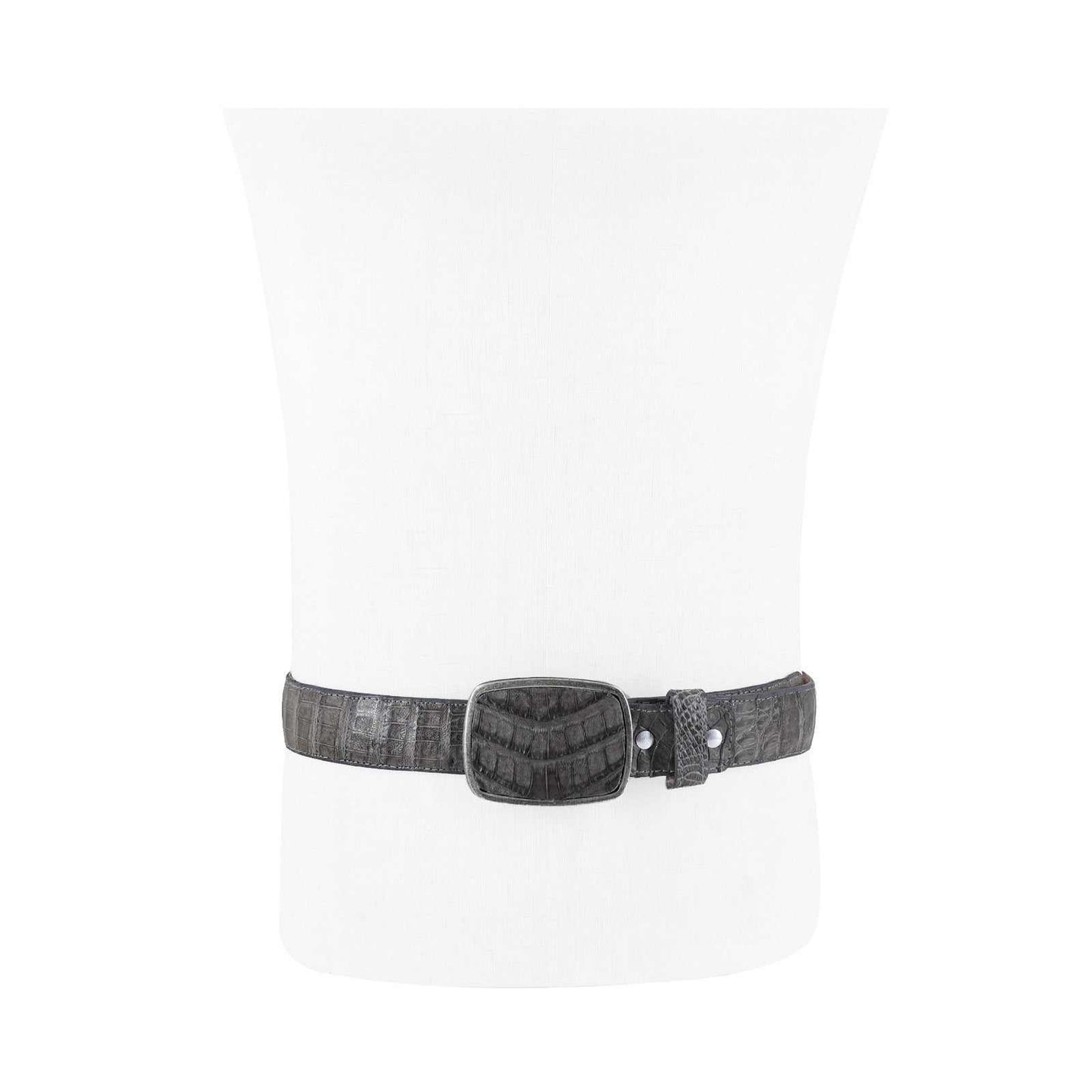 El Malcreado Genuine Gray Belt 1.5" Handmade