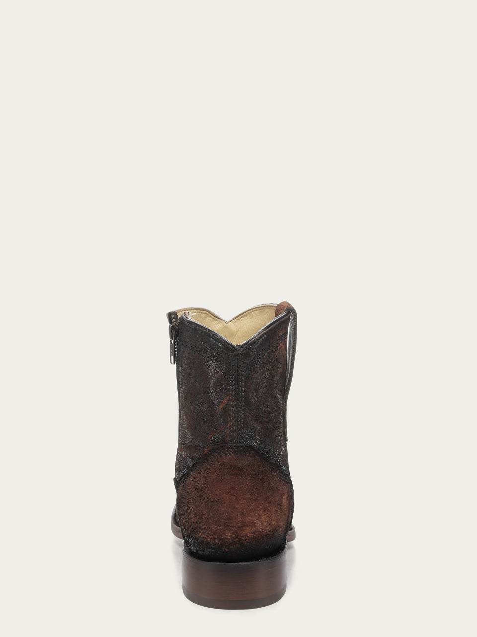 Men's Corral Brown Genuine Leather Boots with Embroidery