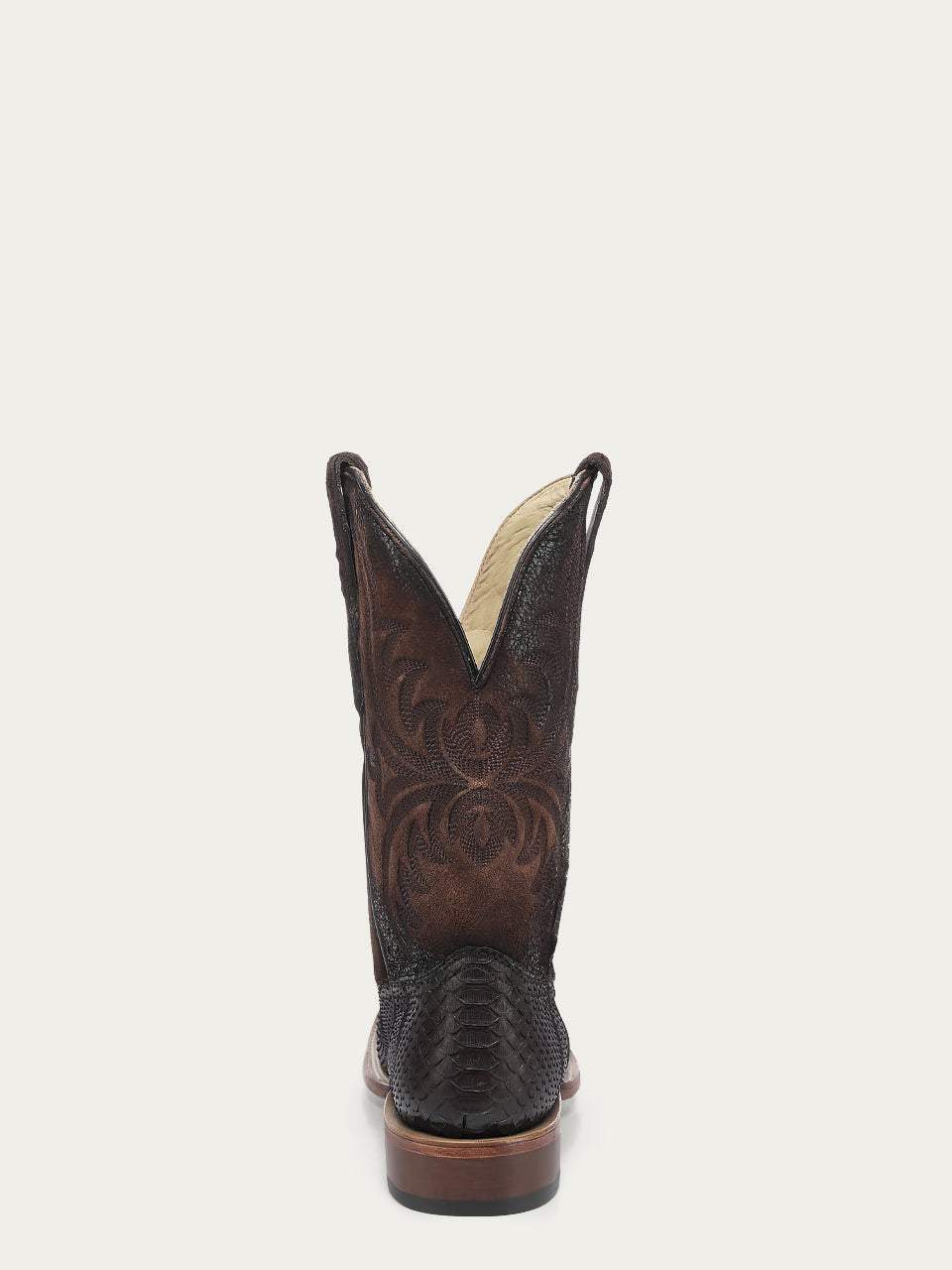 Men's Corral Genuine Python Boots with Embroidery