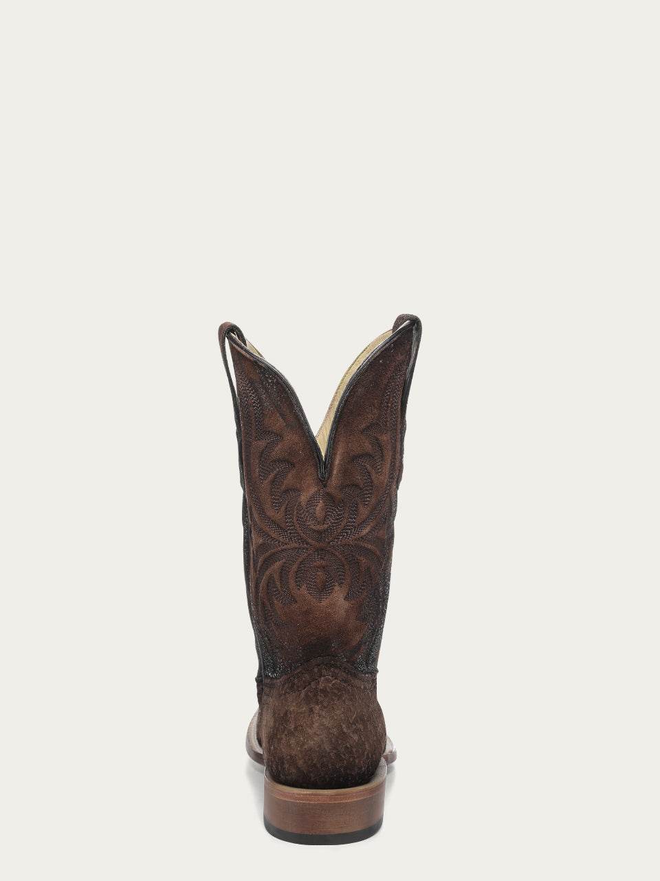 Men's Corral Brown Genuine Carpincho Boots with Embroidery