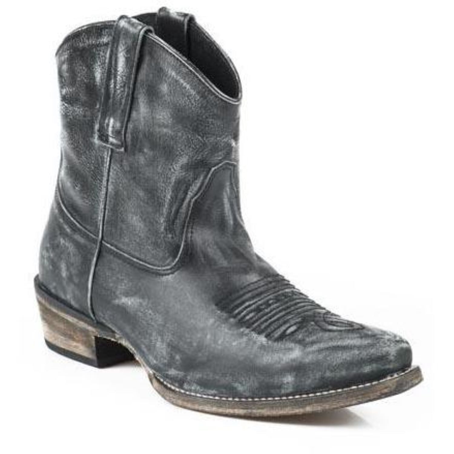 Women’s Roper Dusty  Boots Handcrafted Black - yeehawcowboy