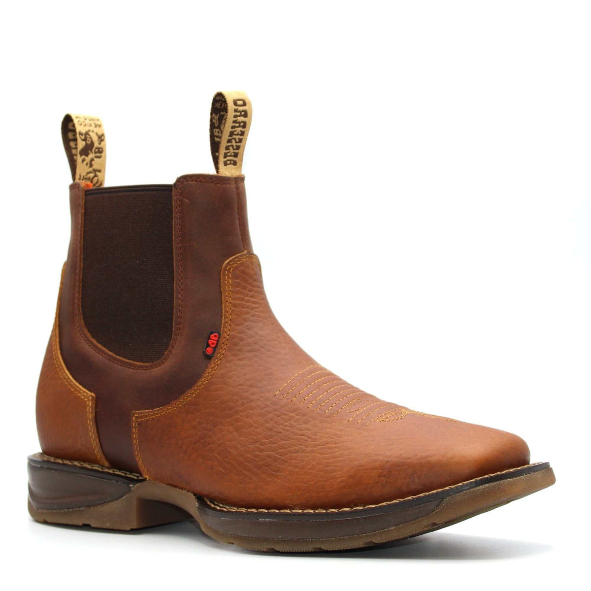 Besserro ankle boots handmade brown genuine leather oil and slip resistant
