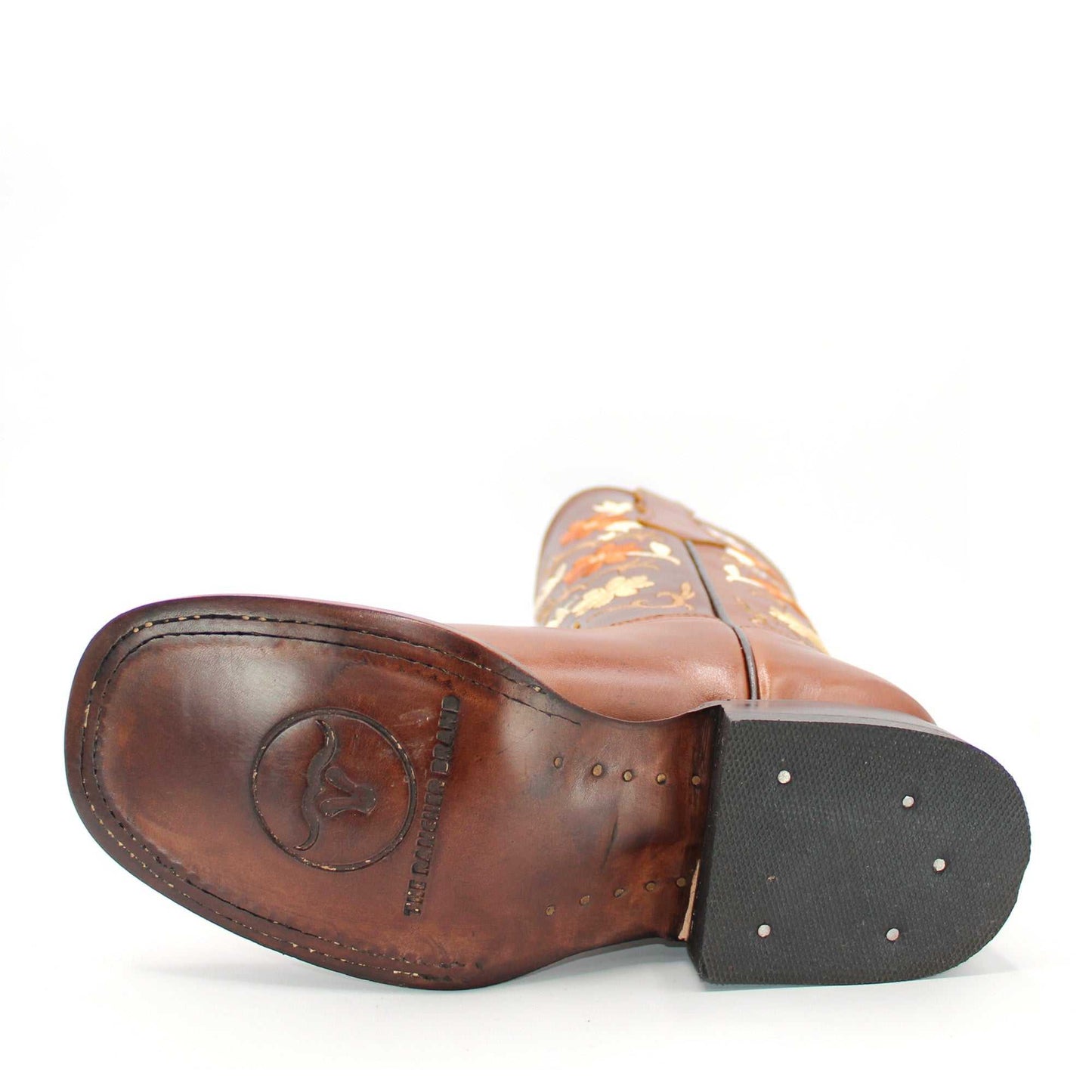 Botas vaqueras de piel Hooch para mujer hechas a mano