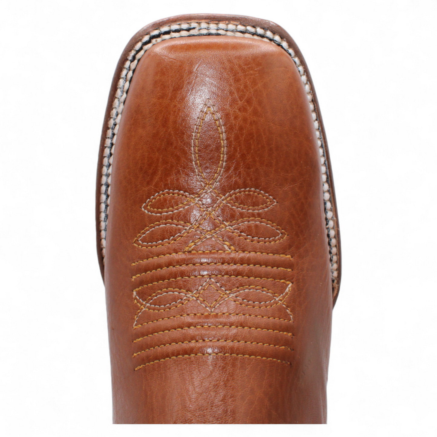 Men's Hooch Botines Charro Botin Boots Handmade Genuine Leather Brown