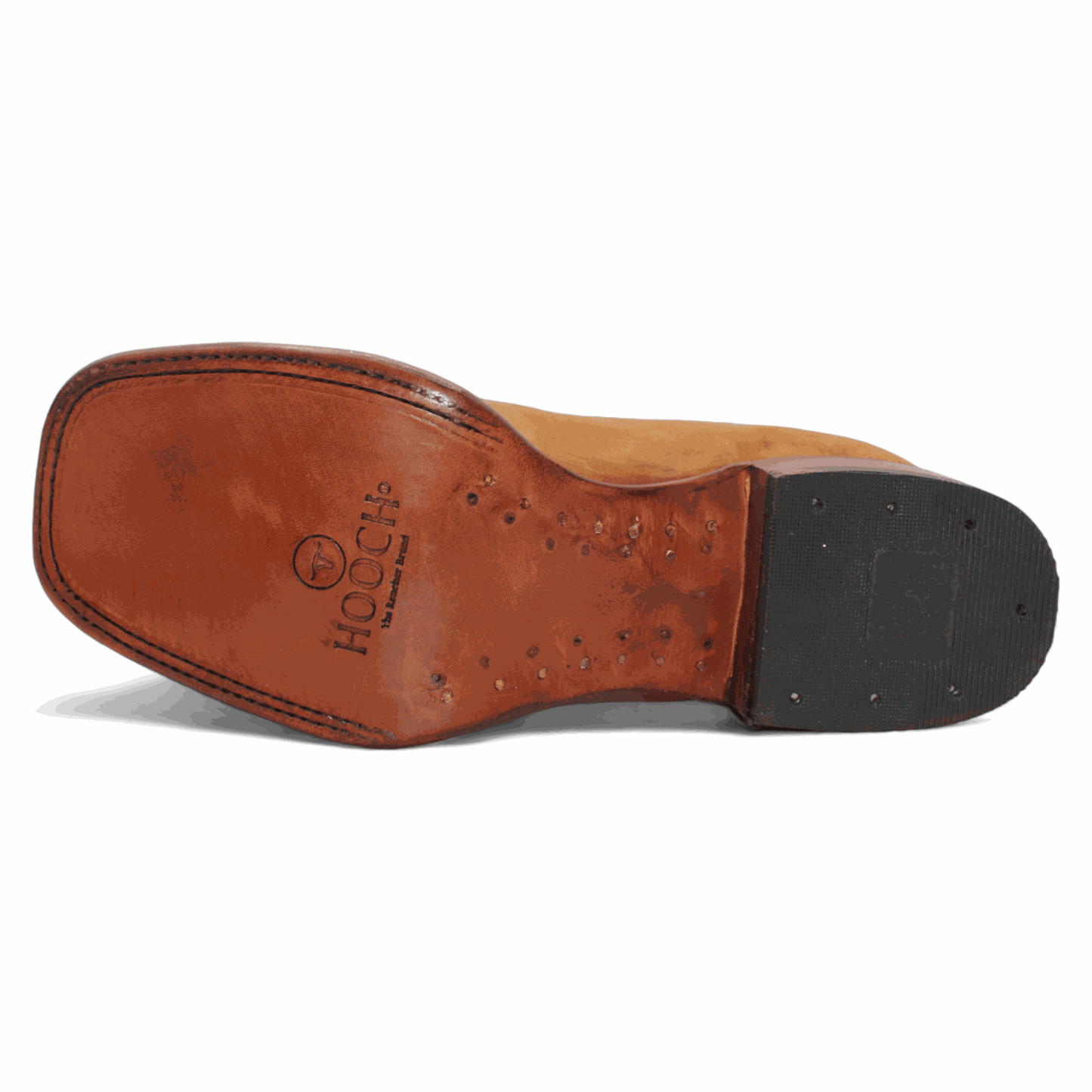 Herren Hooch Botines Charro Botin Stiefel Handgefertigt Echtleder Honig