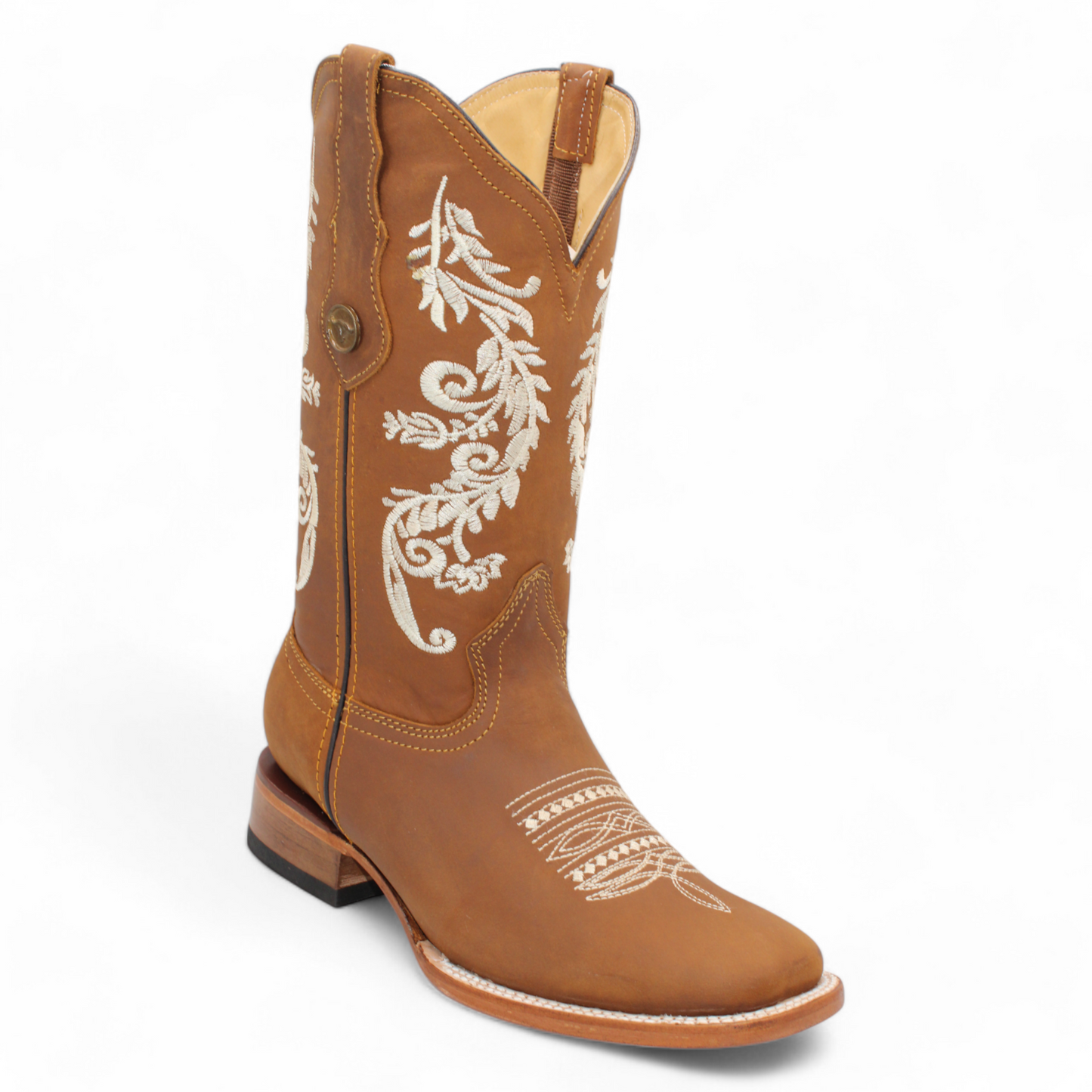 Women's Hooch Leather Western Boots Handmade