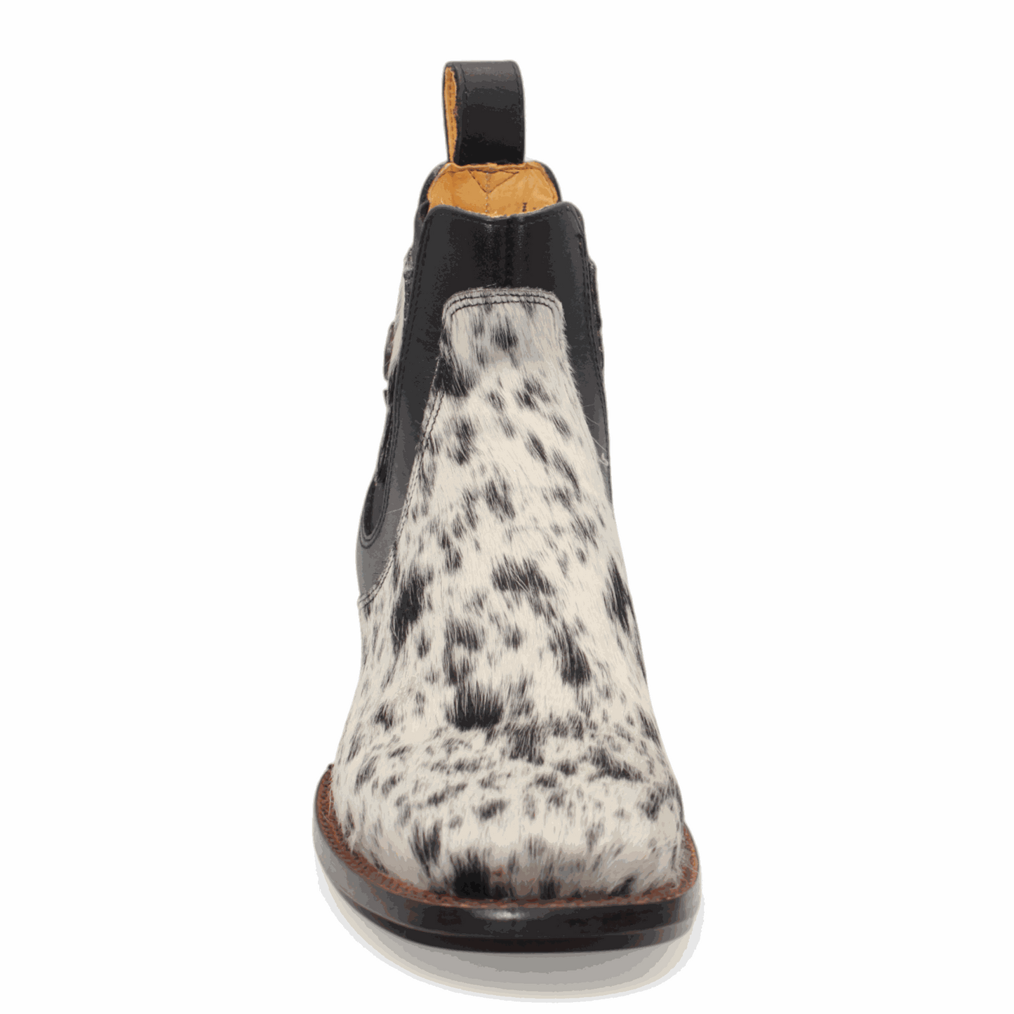 Botas Chelsea de pelo de vaca Hooch para hombre, genuinas, hechas a mano, naturales