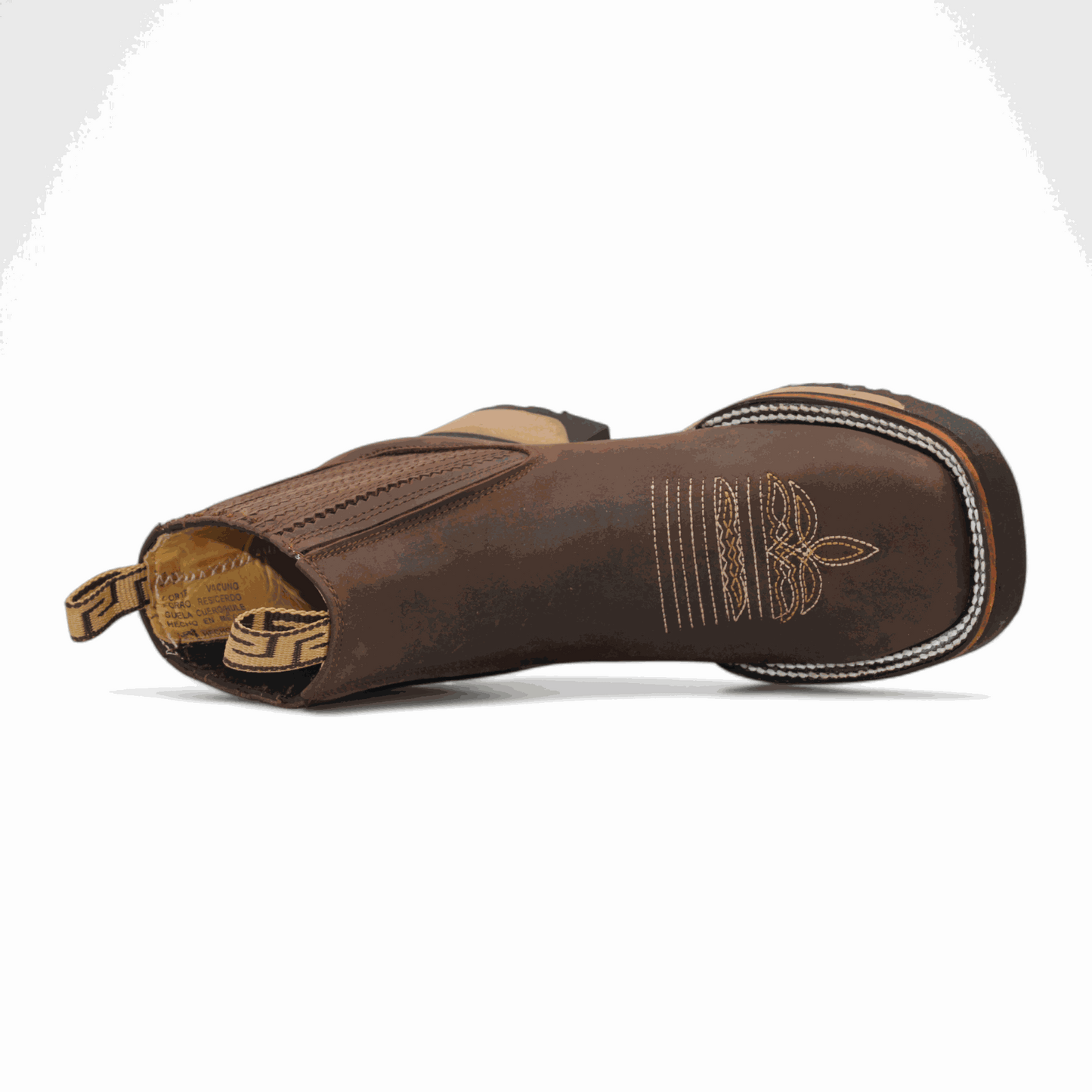 Hooch Westernstiefel für Herren, handgefertigt, doppelt dichte Gummisohle