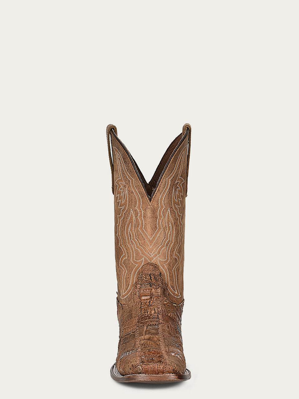 Men's Corral Orix Genuine Caiman Boots with Patchwork & Embroidery