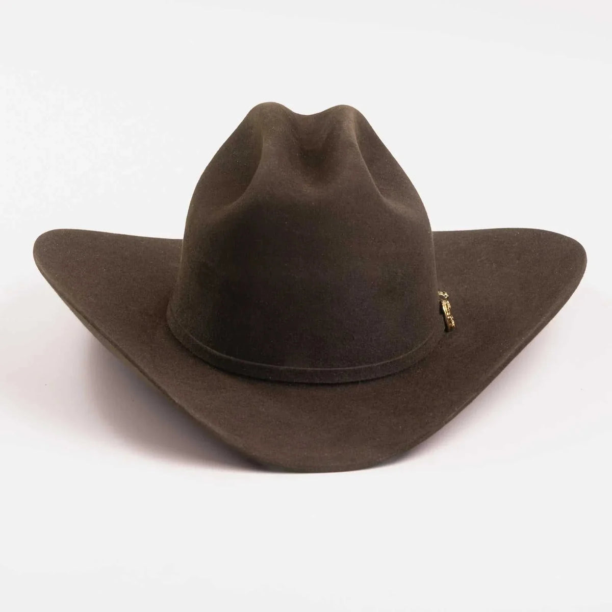 30x Larry Mahan Opulento fur felt cowboy hat in chocolate with 30X beaver felt and cattleman crease style