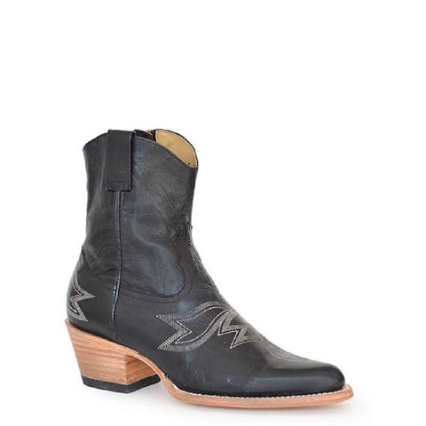 Women's Stetson Piper Boots Handcrafted Black