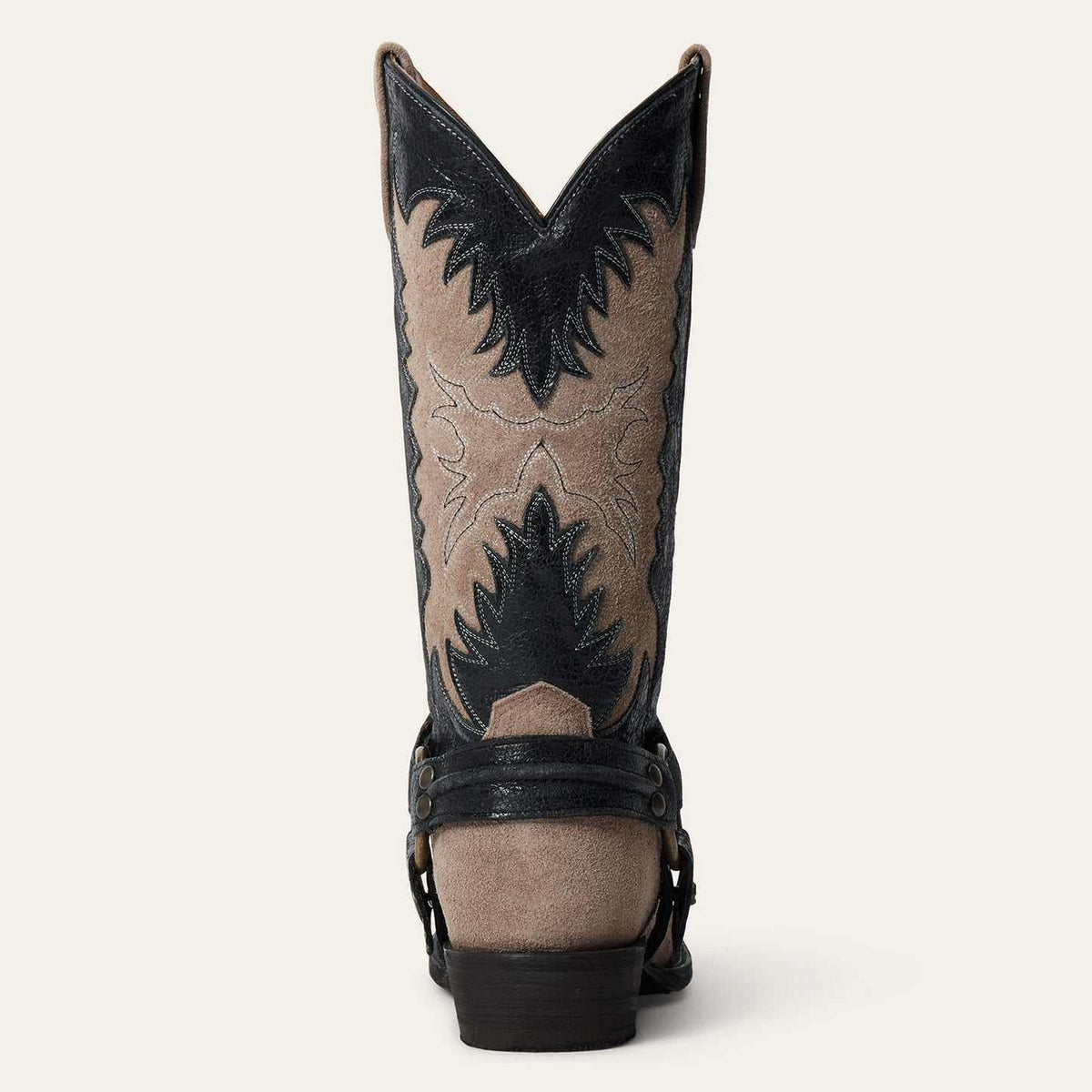 Men's Stetson Outlaw gray leather cowboy boots handcrafted