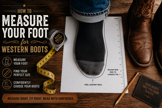 How to Measure Your Foot for Western Boots: Complete Size & Fit Guide