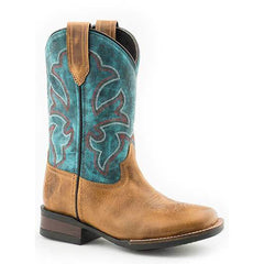 Kid's Roper Monterey Boots Handcrafted Tan