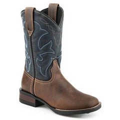 Kid's Roper Monterey Boots Handcrafted Brown