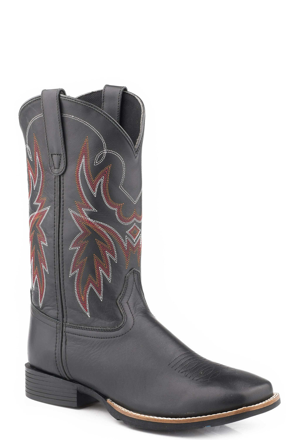 Men's Roper Sendero Leather Boots Handcrafted Black