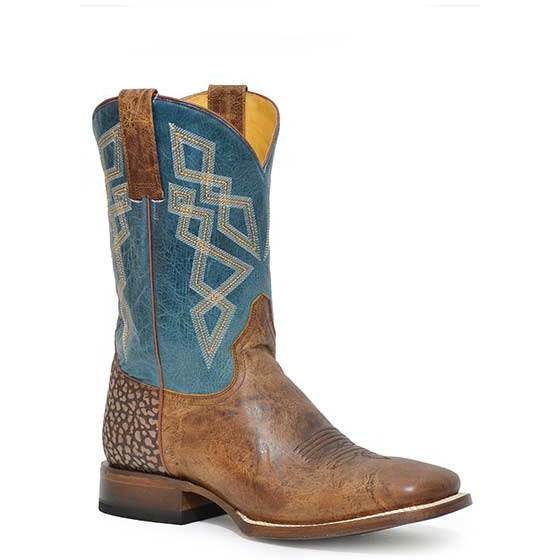 Roper Merritt Herrenstiefel aus Leder mit Hybridsohle, handgefertigt, Hellbraun
