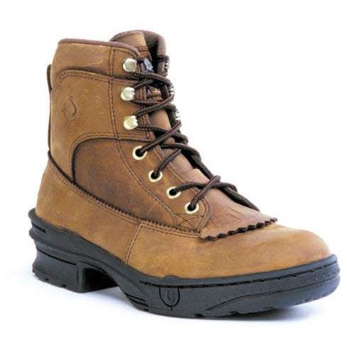 Damen Roper Crossrider Stiefeletten Handgefertigt Braun