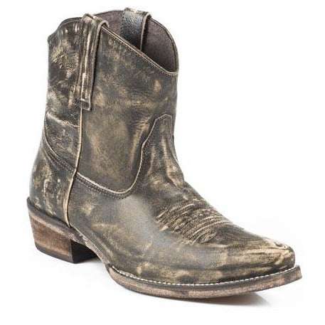 Damen Roper Dusty Boots Handgefertigt Braun
