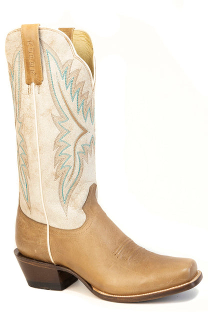 Women's Roper Della Leather Boots Handcrafted Tan