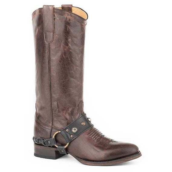 Roper Selah Hohe Lederstiefel für Damen, handgefertigt, Braun