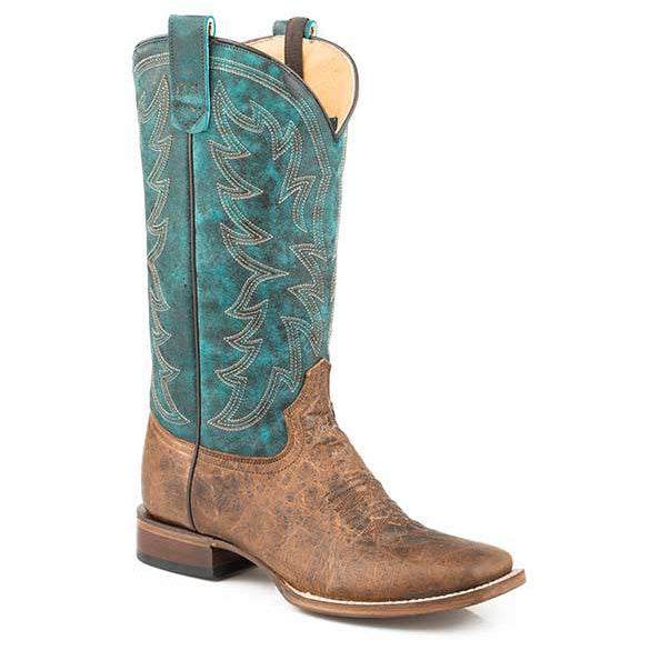 Roper Quiet Action Concealed Carry Boots für Damen, handgefertigt, Braun