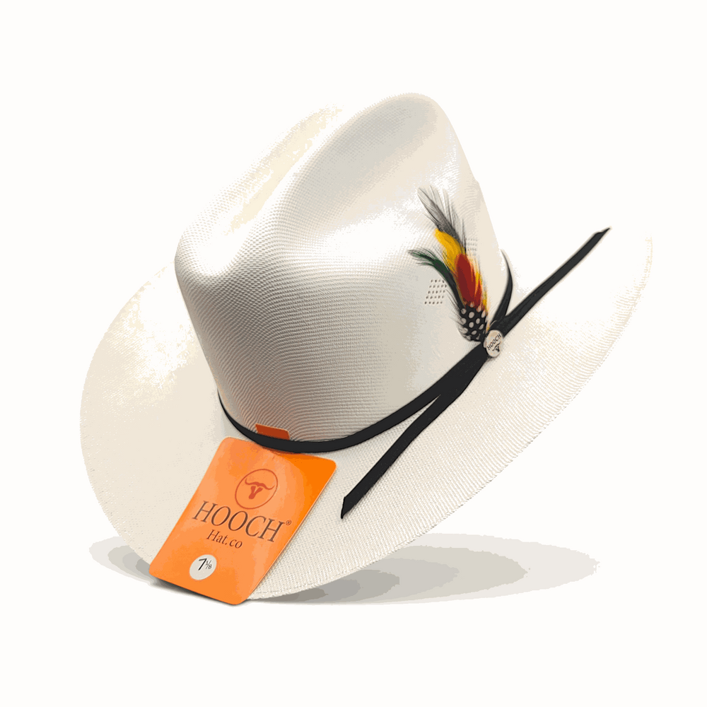 Hooch Hats Straw Cowboy Hat Telar 1x1 1000X San Judas Tadeo Edition
