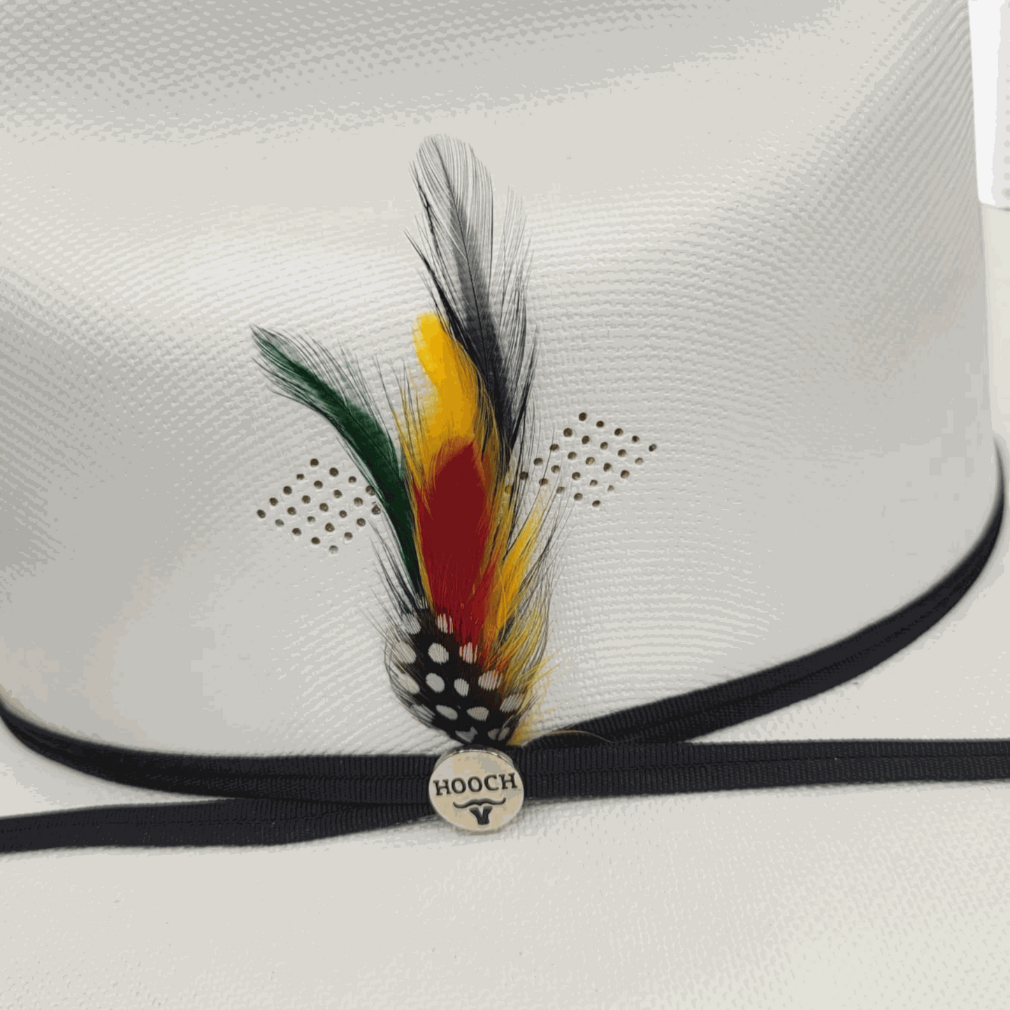 Hooch Hats Straw Cowboy Hat Telar 1x1 1000X San Judas Tadeo Edition
